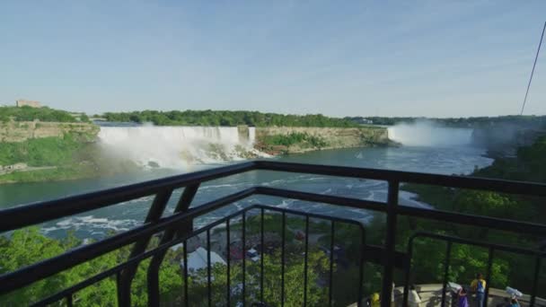 Niagara Falls Viewpoint — 图库视频影像