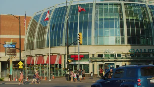 Galeria Sklepy Jadalnia Niagara Falls Ontario — Wideo stockowe