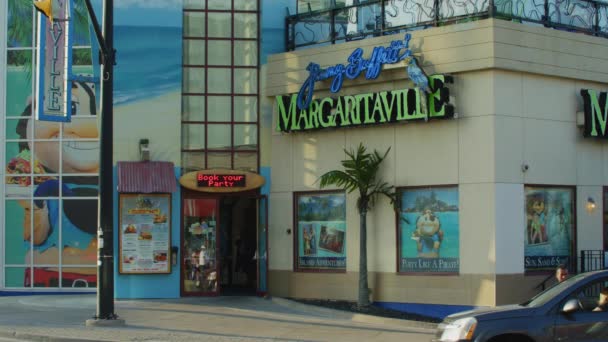 Margaritaville Restaurant Niagara Falls Ontario — Stock Video