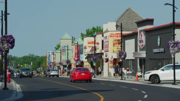 Guidare Victoria Avenue Cascate Del Niagara — Video Stock