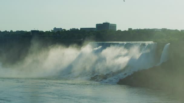 美国瀑布和尼亚加拉河 — 图库视频影像