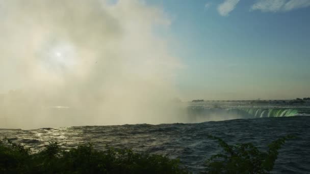 Nebbia Delle Cascate Del Niagara — Video Stock