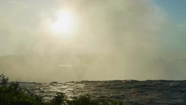 Bordo Nebbia Delle Cascate Del Niagara — Video Stock