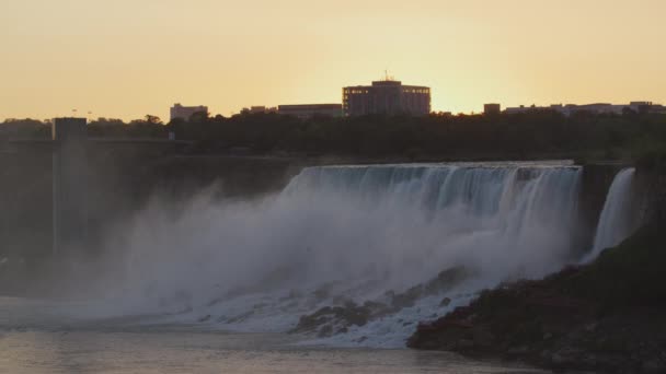 American Falls Sunset — Stok video