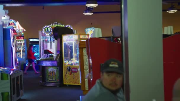 Various Arcade Games Niagara Falls — Stock Video