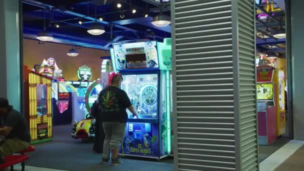 Jogar Jogos Arcade Niagara Falls — Vídeo de Stock