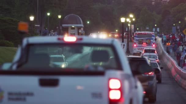 Traffico Niagara Falls Ontario — Video Stock