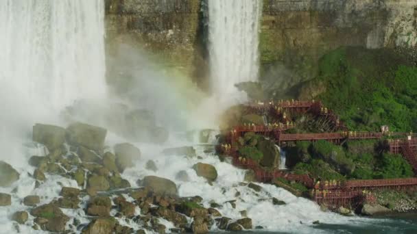 Cueva Los Vientos Las Cataratas Del Velo Novia — Vídeos de Stock