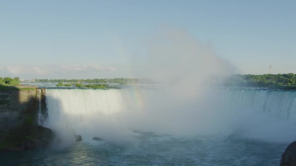 Niagara Falls Canada Tourist Attraction — 图库视频影像