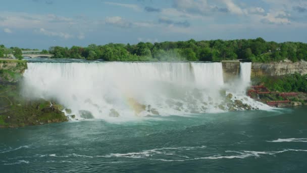 Американські Водоспади Річка Ніагара — стокове відео