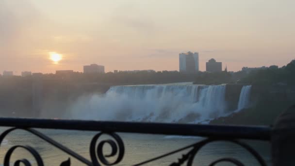 Morning Niagara Falls — Wideo stockowe