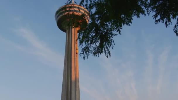 Der Skylon Tower Ontario Kanada — Stockvideo