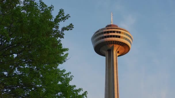 Skylon Tower Den Niagarafällen — Stockvideo