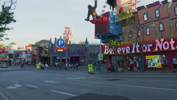 Clifton Hill Niagara Falls Ontario — Vídeo de Stock