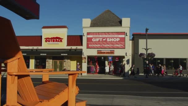 Gift Shop Niagara Falls — Stock Video