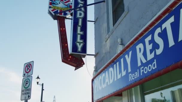 Restauracja Piccadilly Niagara Falls — Wideo stockowe