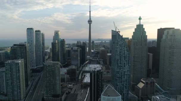 Vue Aérienne Toronto Soir — Video