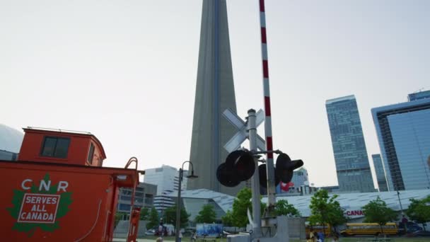 Tower Poblíž Toronta Železniční Muzeum — Stock video