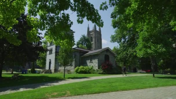 Universiteit Van Toronto Studenten Vakbond Een Park — Stockvideo