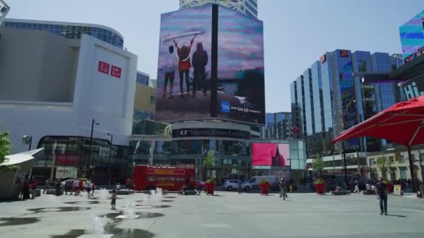 Eaton Centre Partir Yonge Dundas Square Toronto — Video