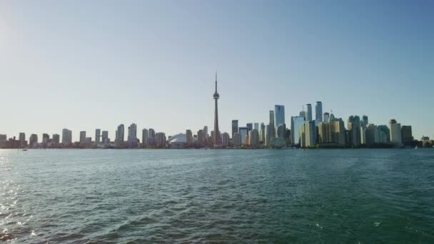 Jezero Ontario Toronto Panorama — Stock video