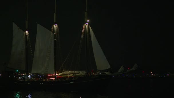 Vista Noturna Kajama Toronto Noite — Vídeo de Stock