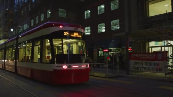 Tramwaj Ulicy Toronto — Wideo stockowe