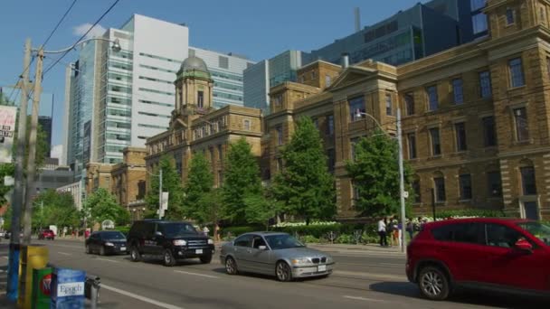 College Street Toronto — Stockvideo