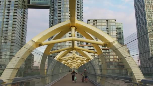 Puente Luz Toronto — Vídeo de Stock