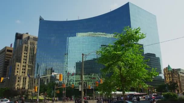 Edifício Energia Ontário Toronto — Vídeo de Stock