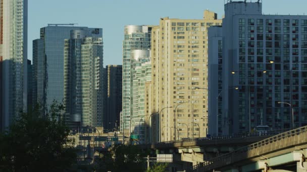 Pohled Krásné Budovy Torontu — Stock video
