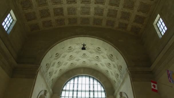 Lobby Biletowe Union Station Toronto — Wideo stockowe