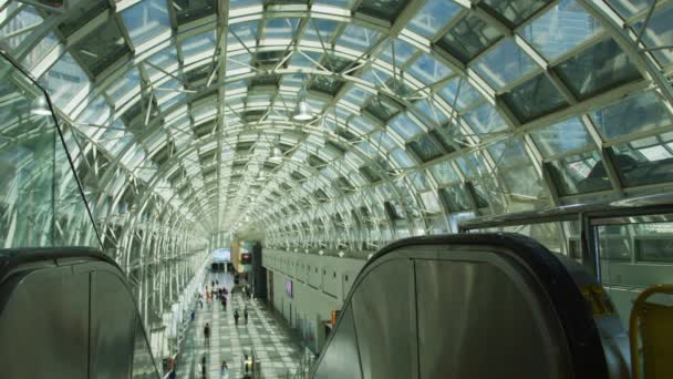 Skywalk Toronto Resekoncept — Stockvideo