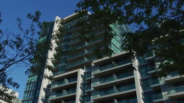 Prédio Apartamentos Toronto — Vídeo de Stock