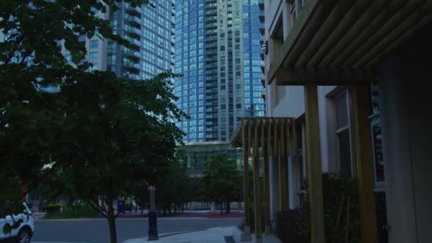 Vysoké Činžovní Domy Torontu — Stock video
