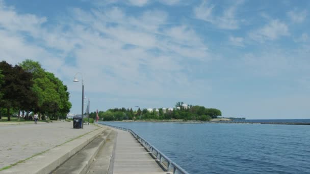 West Island Ontario Place West Channel — Stock Video
