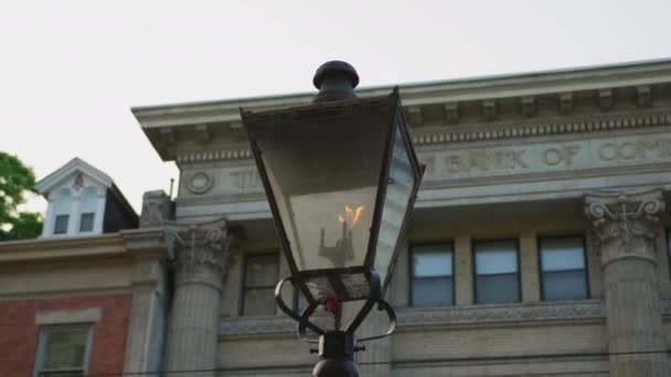 Plynová Lampa Torontu — Stock video