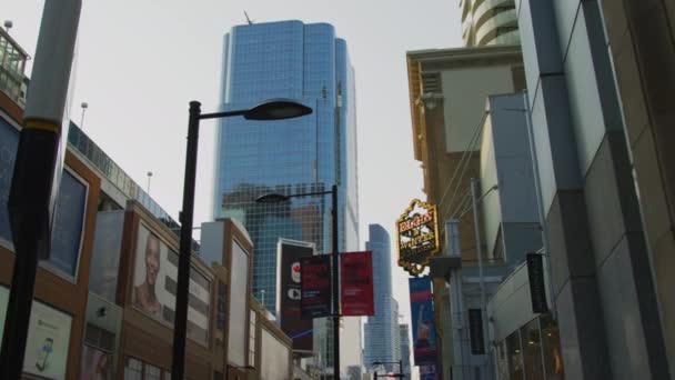 Bangunan Jalan Yonge Toronto — Stok Video