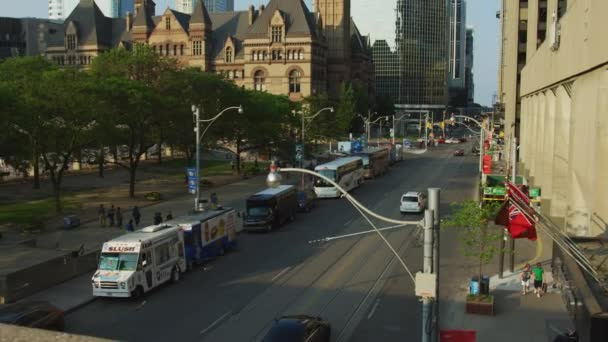 Vecchio Municipio Toronto Queen Street West — Video Stock