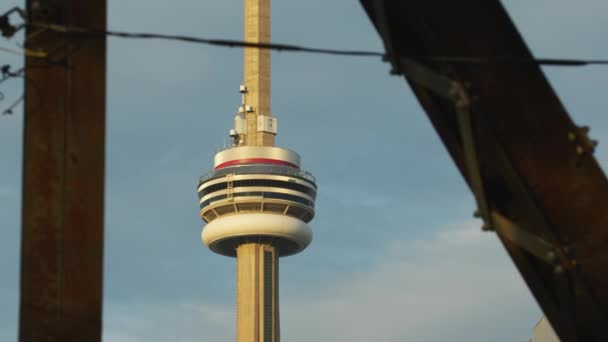 Belangrijkste Van Tower Toronto — Stockvideo