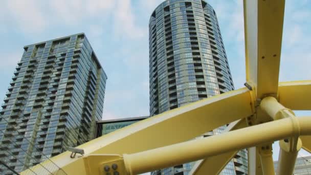 Gratte Ciel Partir Puente Luz Toronto — Video