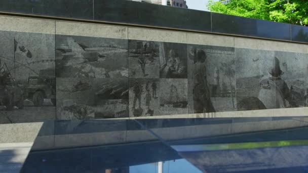 Toronto Daki Ontario Gaziler Anıtı — Stok video