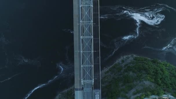 Luftaufnahme Der Alexandra Brücke — Stockvideo
