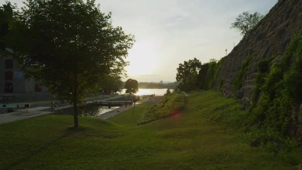 Evening View Rideau Canal — Stock video
