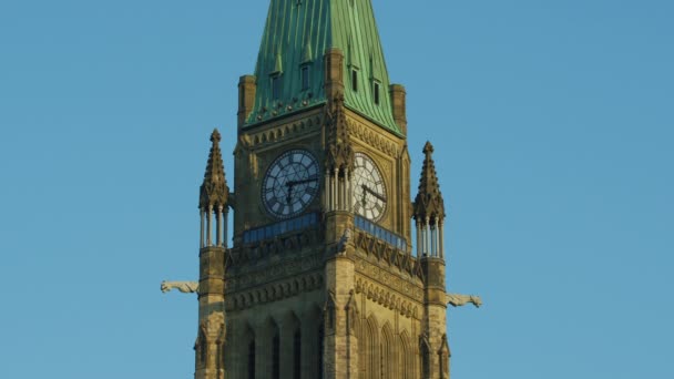 Peace Tower Ottawa — Wideo stockowe