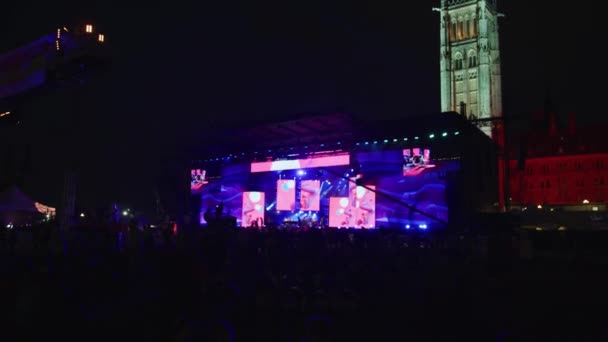Concert Ottawa Night — Stock video
