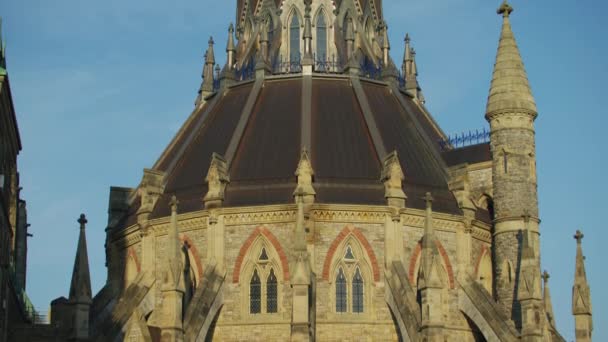 Biblioteca Del Parlamento Ottawa — Vídeo de stock