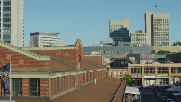 Buildings Byward Market Square Ottawa — Stock video