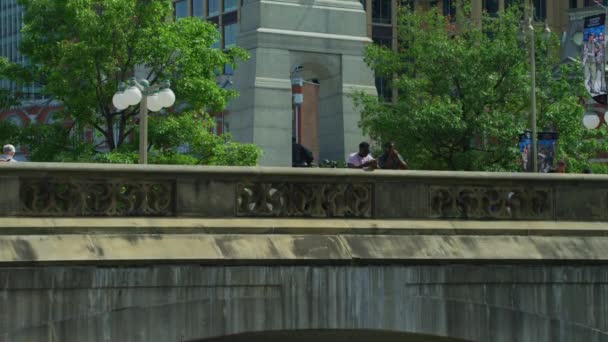 Bridge National War Memorial Ottawa — Stock Video