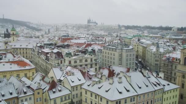 Praga Día Invierno — Vídeos de Stock